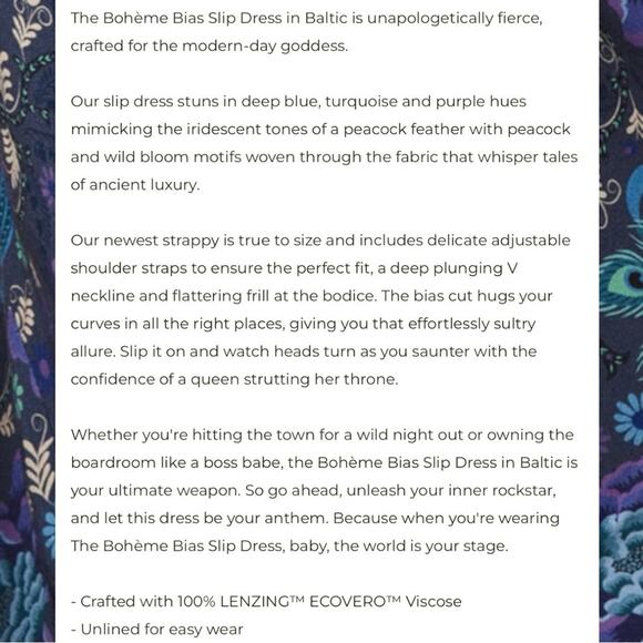 Spell & the Gypsy Bohemian Witchy Bohème Bias Maxi Slip Dress Size XXL - Picture 15 of 16